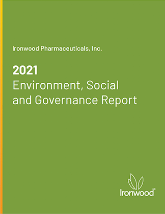 2021 Environment, Social, and Governance Report Cover