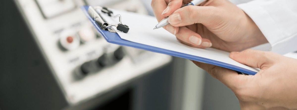 Writing on a clipboard